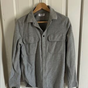 Gray Button-Up Jacket
